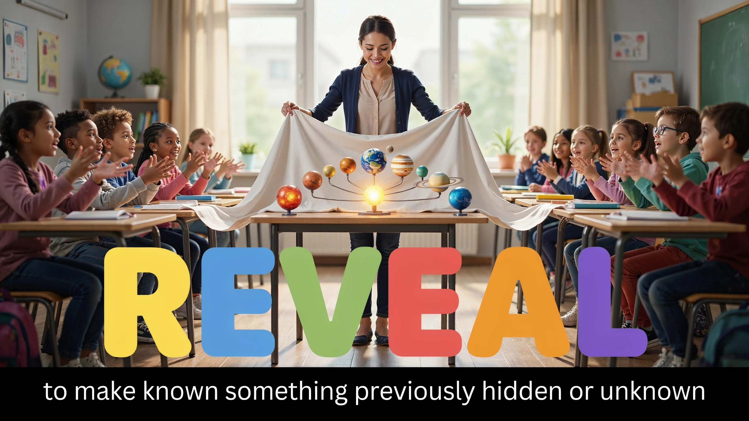 English Illustration for reveal